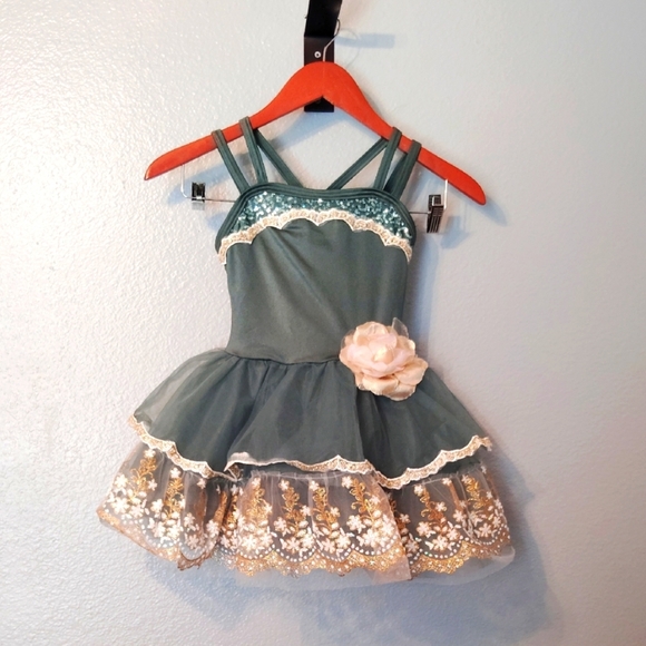 Weissman Dance Dress Costume Ballerina Sparkle Sequin - Picture 1 of 15